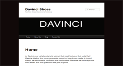Desktop Screenshot of davincishoes.ca