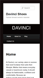 Mobile Screenshot of davincishoes.ca
